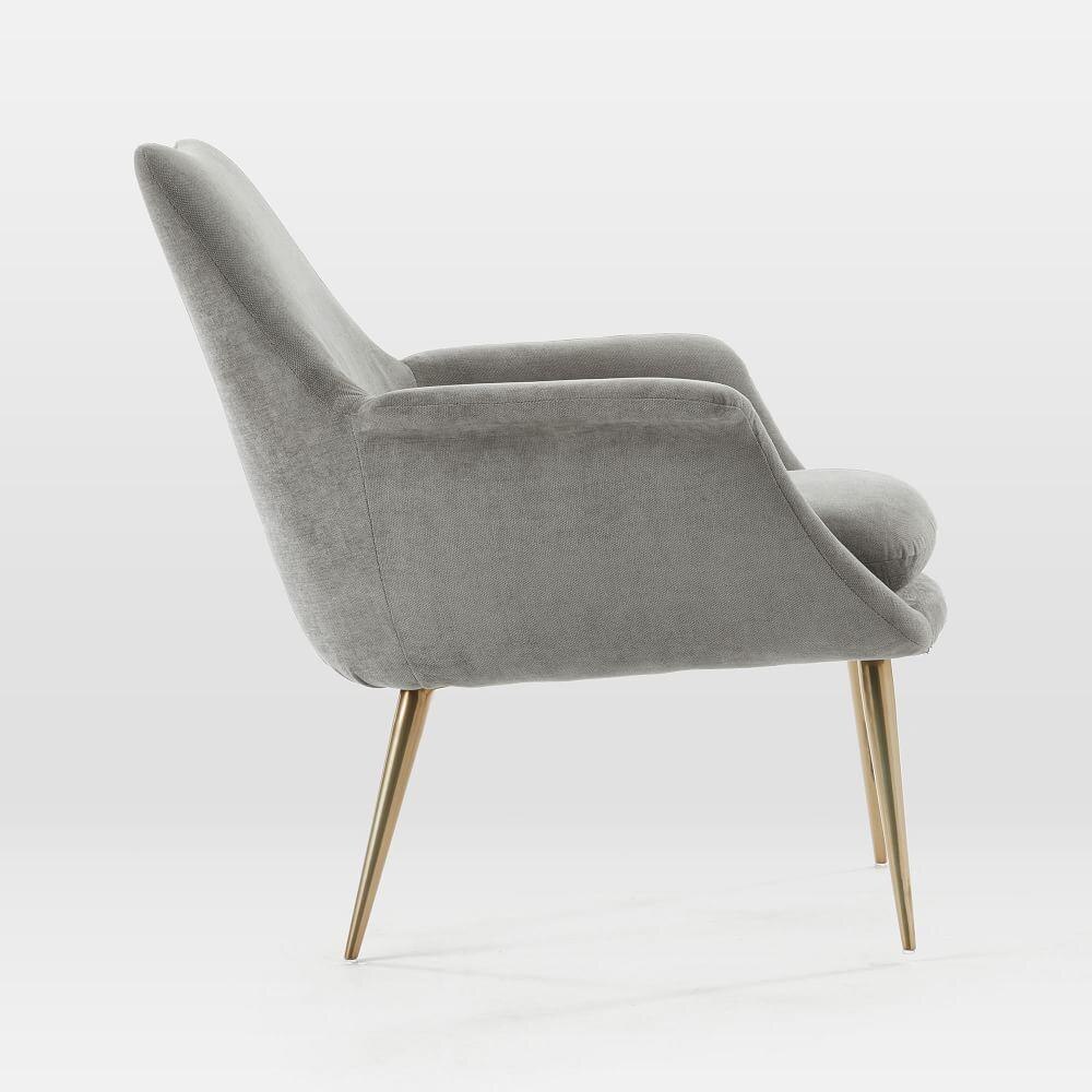 West elm on sale finley lounge chair